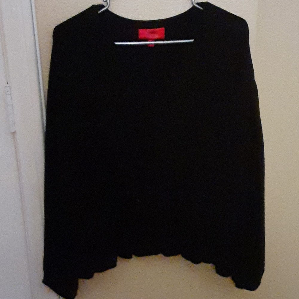 Black long sleeve blouse